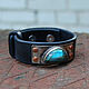 Order Leather bracelet with Labrador. Kooht. Livemaster. . Bead bracelet Фото №3