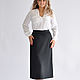 MIDI skirt a-line a-line black. Skirts. Skirt Priority (yubkizakaz). Online shopping on My Livemaster.  Фото №2