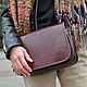 Bags: Bag women's leather Burgundy areseli mod S93-982, Classic Bag, St. Petersburg,  Фото №1