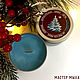 'Blue spruce ' - aromatic, Christmas, soy candle, Candles, Moscow,  Фото №1