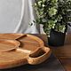 Менажница на ножках 5 секций. Подносы. Welovewood. Ярмарка Мастеров.  Фото №5