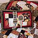 Лоскутное покрывало Блюз осени patchwork quilt покрывало Котики декор. Покрывала. Лада лоскутные покрывала. Интернет-магазин Ярмарка Мастеров.  Фото №2