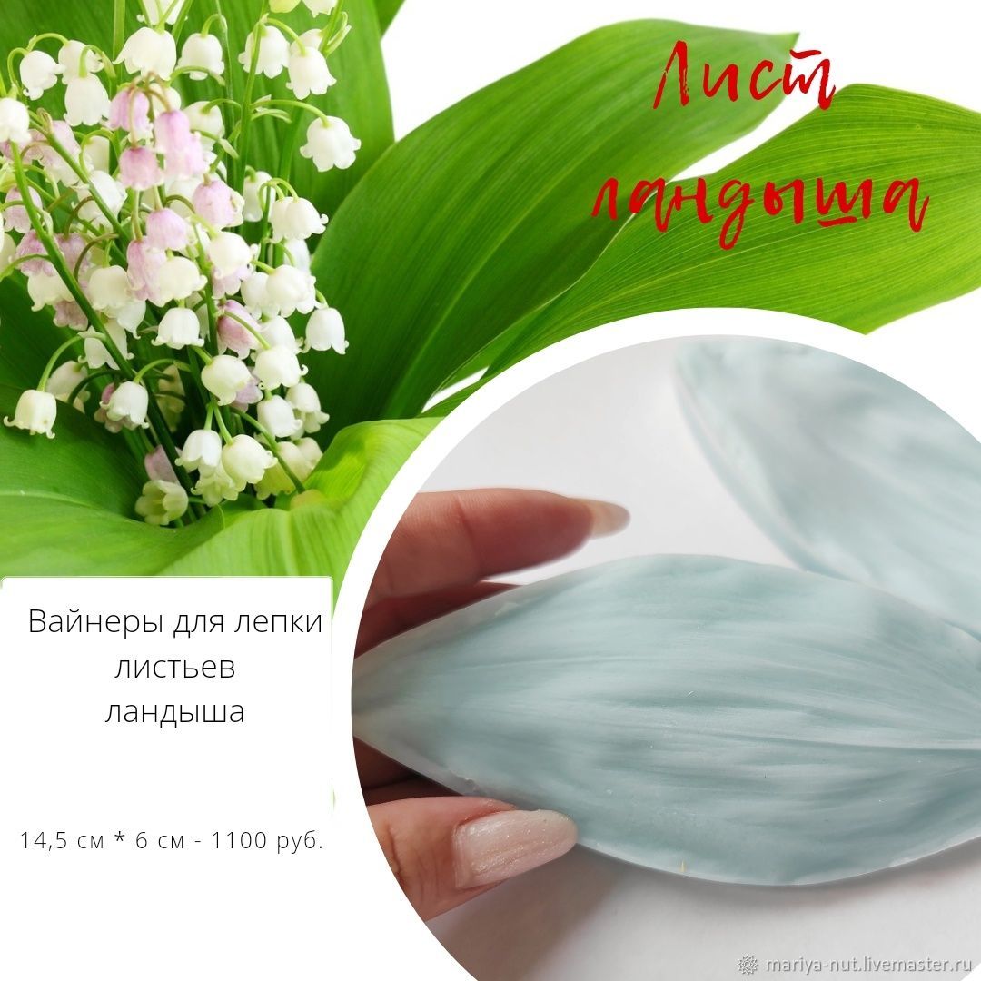 Лист ландыша в интернет-магазине Ярмарка Мастеров по цене 1100 ...