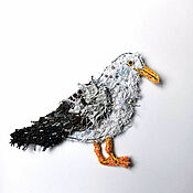 Материалы для творчества handmade. Livemaster - original item Handmade applique Seagull. Handmade.