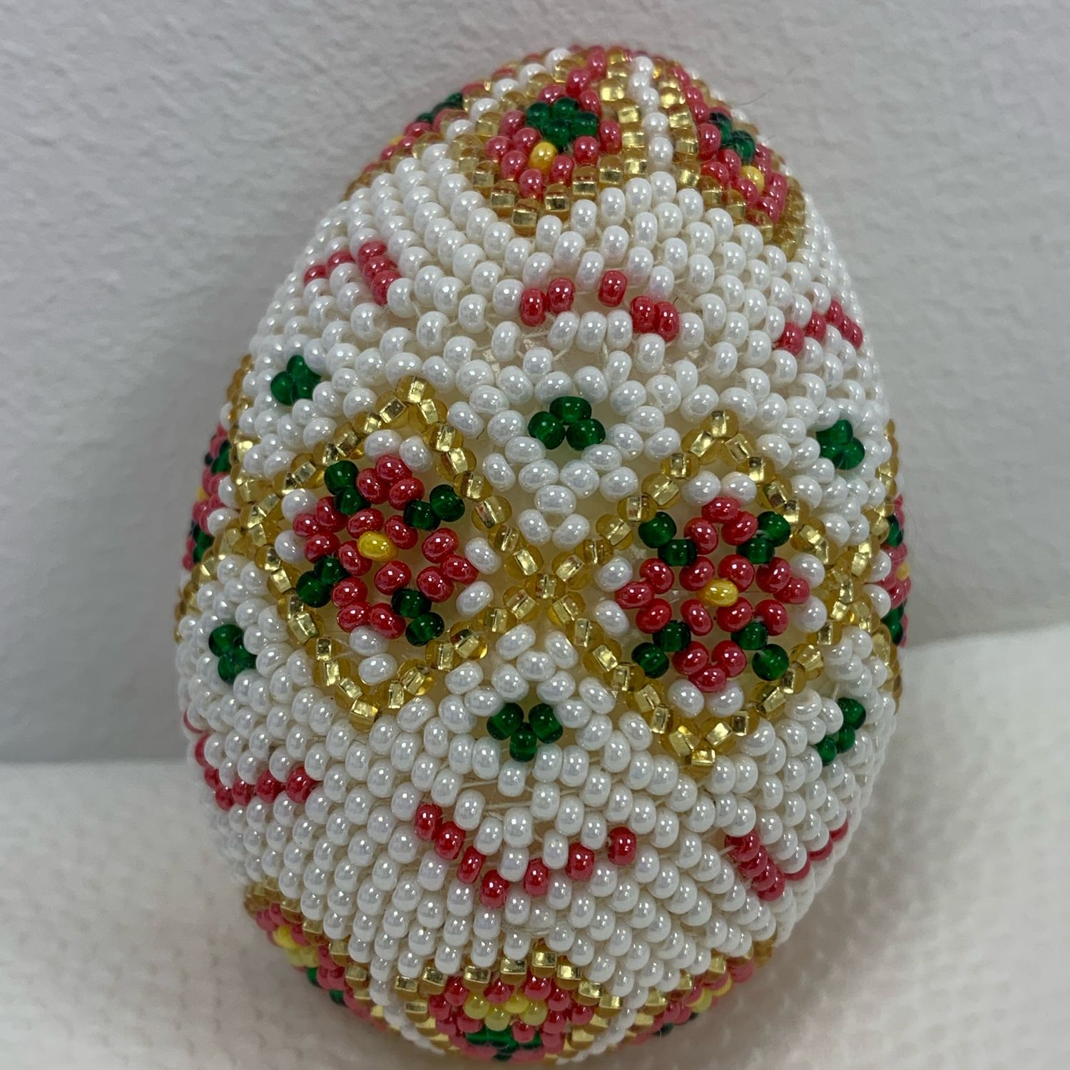 Пасхальные яйца из бисера: схемы плетения, мастер-класс