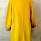 'Spring mood' yellow winter coat. Coats. IrenaHappydress. My Livemaster. Фото №5