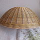 Lampshade wicker 'Hemisphere'. Lampshades. Elena Shitova - basket weaving. Online shopping on My Livemaster.  Фото №2
