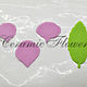 Order Cutter petals and a sheet of pansies, plastic. ceramic flowers. Livemaster. . Cutters Фото №3