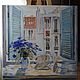 Painting in the style of Provence 'Window wide open'. Pictures. painting on canvas (tdiza). Online shopping on My Livemaster.  Фото №2