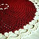 Handmade carpet knotted cord Christmas star. Carpets. knitted handmade rugs (kovrik-makrame). Online shopping on My Livemaster.  Фото №2