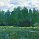 Order Landscape with ducks in oil paints | Classical painting. pirogov-maxim. Livemaster. . Pictures Фото №3