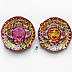 "Мексиканское Солнце" набор из двух тарелок, Тарелки декоративные, Краснодар,  Фото №1