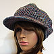Order caps: Women's knitted beret cap made of 100% wool. UrbanStyleKnit (usknits). Livemaster. . Caps1 Фото №3