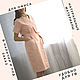 Dress linen Olive color peach pink, Dresses, Kirov,  Фото №1