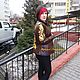 Роспись кожаной куртки "Жар птица". Куртки. Ирина (dneproart). Ярмарка Мастеров.  Фото №4