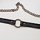 Choker made of genuine leather ' Big Ring', Chokers, Moscow,  Фото №1