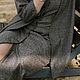 Уютный жакет в стиле кимоно с широким поясом в комплекте. Пиджаки. Julia Monet. Ярмарка Мастеров.  Фото №6