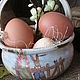 Лукошко и яйцо "Easter efforts". Пасхальные яйца. Подарки от Графини Вишенки.. Ярмарка Мастеров.  Фото №6
