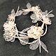 Wedding Waltz, ivory, Bracelet with handmade flowers. Bracelets. ms. Decorator. My Livemaster. Фото №4