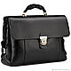 Leather briefcase 'Bormental' (black). Brief case. Russian leather Guild. Online shopping on My Livemaster.  Фото №2