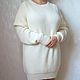 Knitted balloon dress, sweater, tunic. Sweaters. Knitted Things For All (matronka). My Livemaster. Фото №5