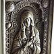 Carved icon of the mother of God 'Emotion', solid ash, Icons, Orekhovo-Zuyevo,  Фото №1