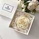 Свеча «Роза» в подарочной упаковке (пчелиный воск). Свечи. VENERA HOME DECOR. Интернет-магазин Ярмарка Мастеров.  Фото №2