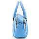 Women's leather bag 'Lolita' (blue). Classic Bag. Russian leather Guild. My Livemaster. Фото №5