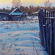 Январский рассвет, Картины, Набережные Челны,  Фото №1