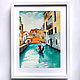 Order Painting City, Canals of Venice on canvas 25h35 oil. Lana Zaitceva. Livemaster. . Pictures Фото №3