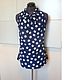 Blouse with bow, blue large polka dots. Folk dresses. ERIO SHOP. Online shopping on My Livemaster.  Фото №2