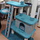 Big high house for Maine Coon. Custom made to size. Scratching Post. Workshop for dogs and cats. My Livemaster. Фото №4
