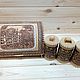 Gift set of birch bark ' Sunflowers'. Bread box and tuesa, Gift Boxes, Tomsk,  Фото №1