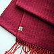 Stole 'Lingonberry' Hand weaving. Wraps. mar-yanew. Online shopping on My Livemaster.  Фото №2