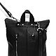  Backpack women's leather black Dahlia Mod SR31-711. Backpacks. Natalia Kalinovskaya. My Livemaster. Фото №10
