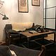 Журнальный стол лофт. Столы. Мастерская LOFT. Интернет-магазин Ярмарка Мастеров.  Фото №2