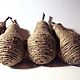 Order Jute pears set of 5 pcs. Comfort. Livemaster. . Interior elements Фото №3