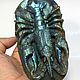 Рак из натурального лабрадора "Морской" Фигурки из камней. Статуэтки. Planeta Mineral. Ярмарка Мастеров.  Фото №4