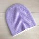 Двойная шапка бини с деликатным люрексом в цвет. Шапки. Korolek_knitting. Интернет-магазин Ярмарка Мастеров.  Фото №2