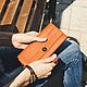 Women's Leather Wallet with Magnetic Button. Wallets. G.L.A.D.. My Livemaster. Фото №5