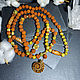 Rosary of Rudraksha and Chrysopal with beads JI 108 b. Rosary. oko-siriusa. Online shopping on My Livemaster.  Фото №2