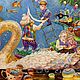 Современная картина маслом «Сказки на ночь» 60х100. Картины. Картины маслом  Prostokartina (prostokartina). Интернет-магазин Ярмарка Мастеров.  Фото №2