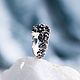 Заказать Кольцо Маяк 2.0, серебро 925, чернение, топаз. Organic Jewelry. Серебро и золото. Ярмарка Мастеров. . Кольца Фото №3