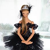 Куклы и игрушки handmade. Livemaster - original item Ballerina Doll Black 2. Handmade.