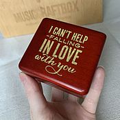 Подарки к праздникам handmade. Livemaster - original item Elvis Presley music box Can`t Help Falling in Love. Handmade.