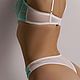 Заказать Комплект нижнего белья. Бирюзовый. Natali Lingerie / Нижнее бельё ручной работы!. Ярмарка Мастеров. . Комплекты белья Фото №3