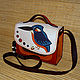 Leather bag ' KINGFISHER ', Classic Bag, Moscow,  Фото №1