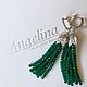 Зелёный блеск агатов. Комплекты украшений. Angelina_jewelry. Интернет-магазин Ярмарка Мастеров.  Фото №2
