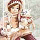 Елочная игрушка Девочка на качели. Елочные игрушки. АВТОРСКАЯ МАСТЕРСКАЯ МАРИНЫ ВАЛИУЛЛИНОЙ (avtorskaya-masterskaya). Интернет-магазин Ярмарка Мастеров.  Фото №2