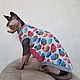 Одежда для кошек  Майка "Макаронсы". Одежда для питомцев. Happy-Sphynx. Интернет-магазин Ярмарка Мастеров.  Фото №2
